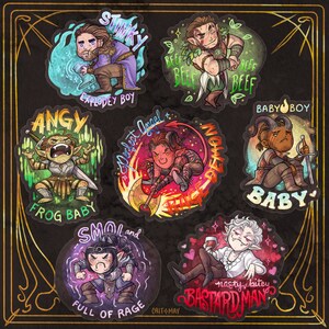 BG3 - Sticker Sheet