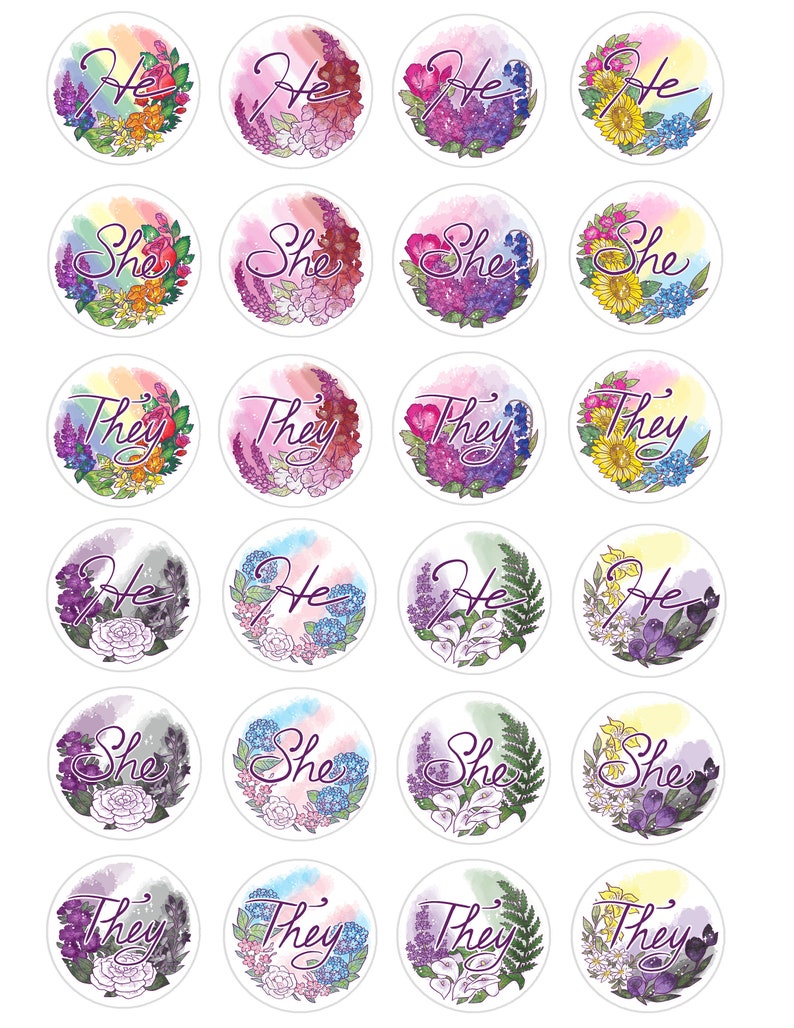 Identity Button Bouquets