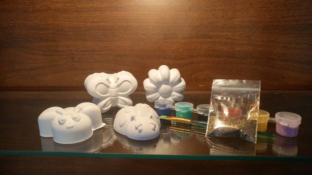 Plaster Insect Kit Paint Your Own Bugs Kit, 4 Plaster Figurines - Etsy