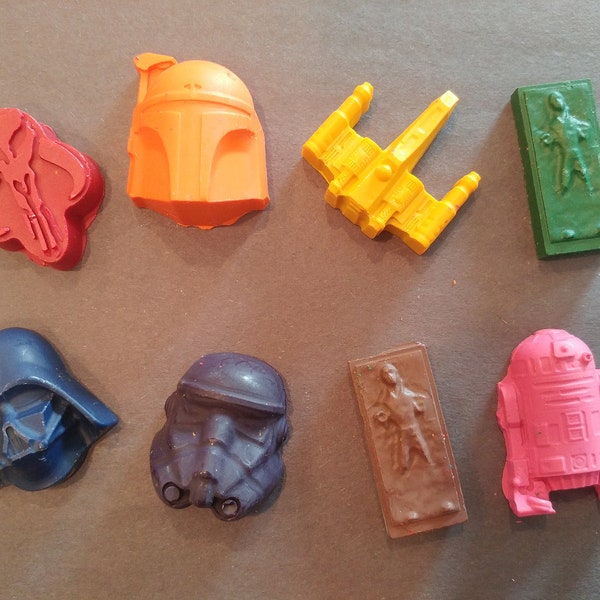 Space Wars Crayons, 8 Piece Set