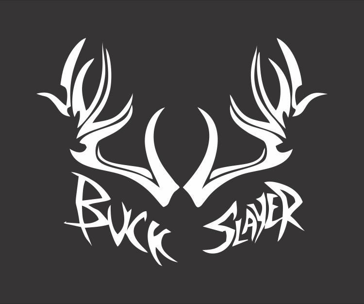 Buck Slayer Deer - Buck Vinyl Window Decal Bumper Sticker - Etsy