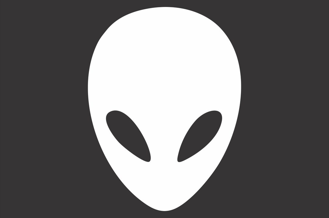 Alien Head Vinyl Window Decal Bumper Sticker - Etsy