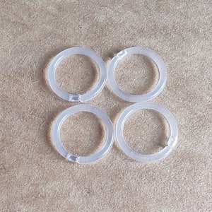 Plastic nipple 2024 rings for mri