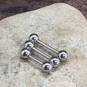 16g 6mm/8mm/10mm barbell, straight barbell, body piercing, barbell, 8mm barbel, 6mm barbell, 10mm barbell
