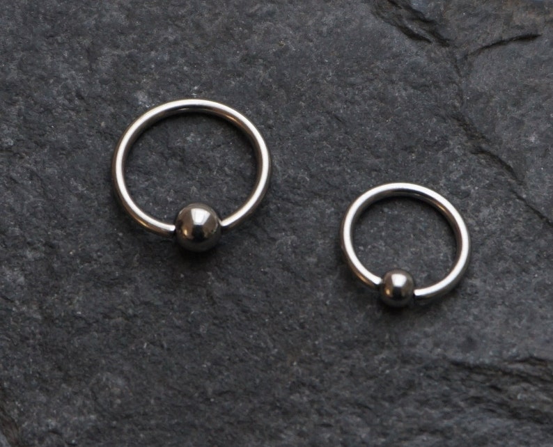 16 Gauge Captive Rings Captive Ring Nose Hoop Captive Etsy UK