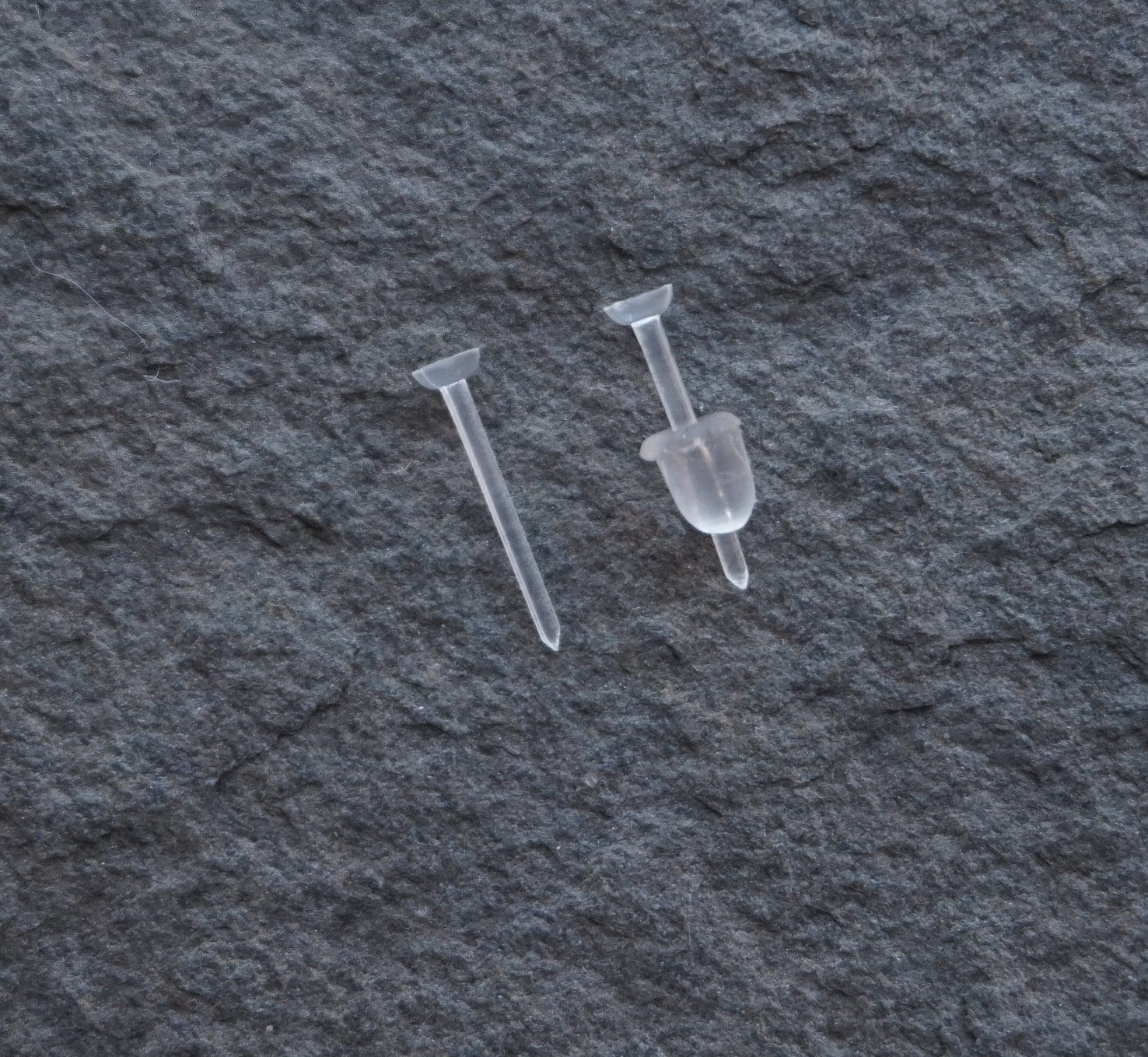 Piercing Retainer Clear Nose Stud 18g Retainer Stud Etsy UK