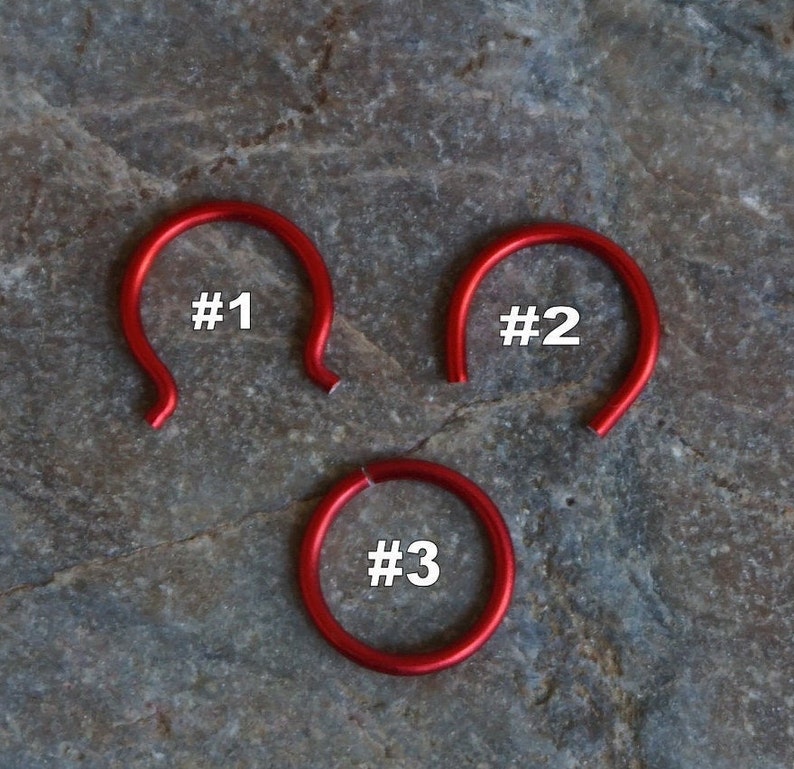 Septum Retainers Coloured Retainer Septum Ring Piercing Etsy