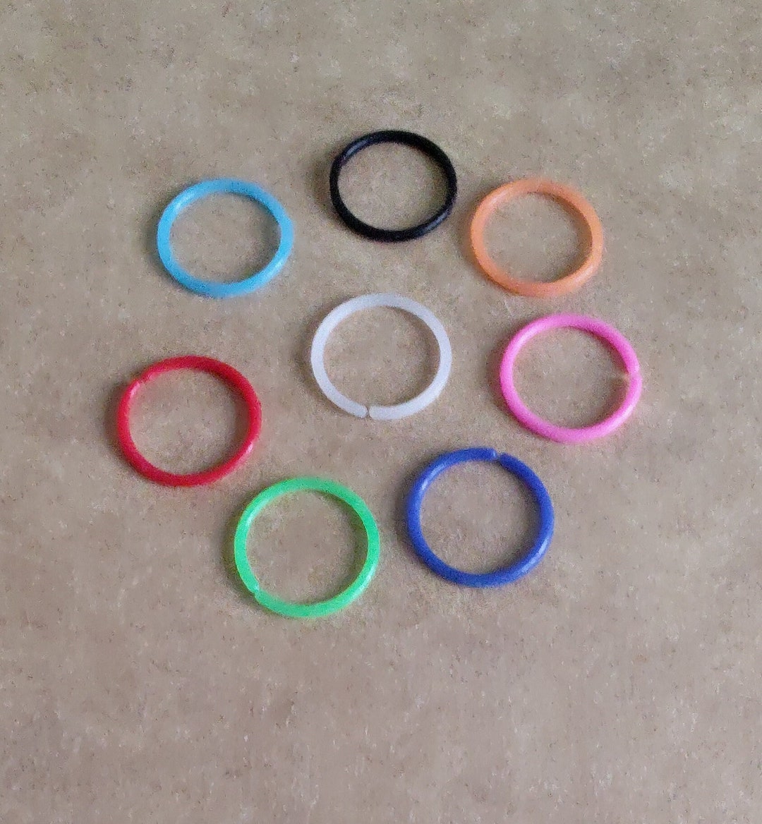 20g Colourful Nose Rings, Acrylic Nose Rings, Coloured Nose Rings, Nose Hoop, Nose Piercing