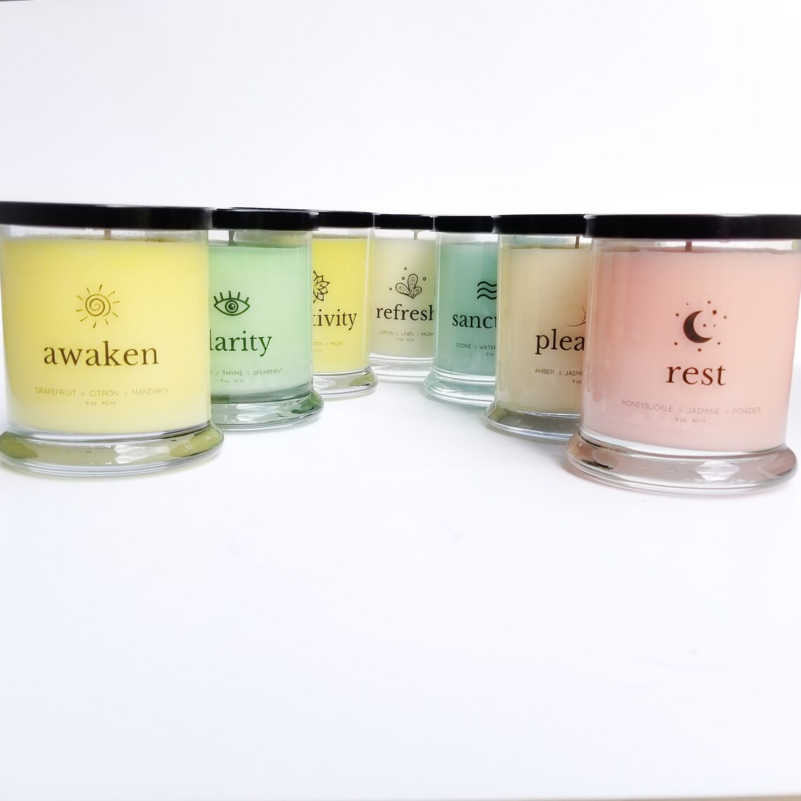 Refresh Odor Eliminator Candle12 oz Candle Linen Scent Etsy