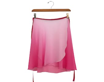 Fairies: ombre ballet wrap skirt made-to-order in many shades