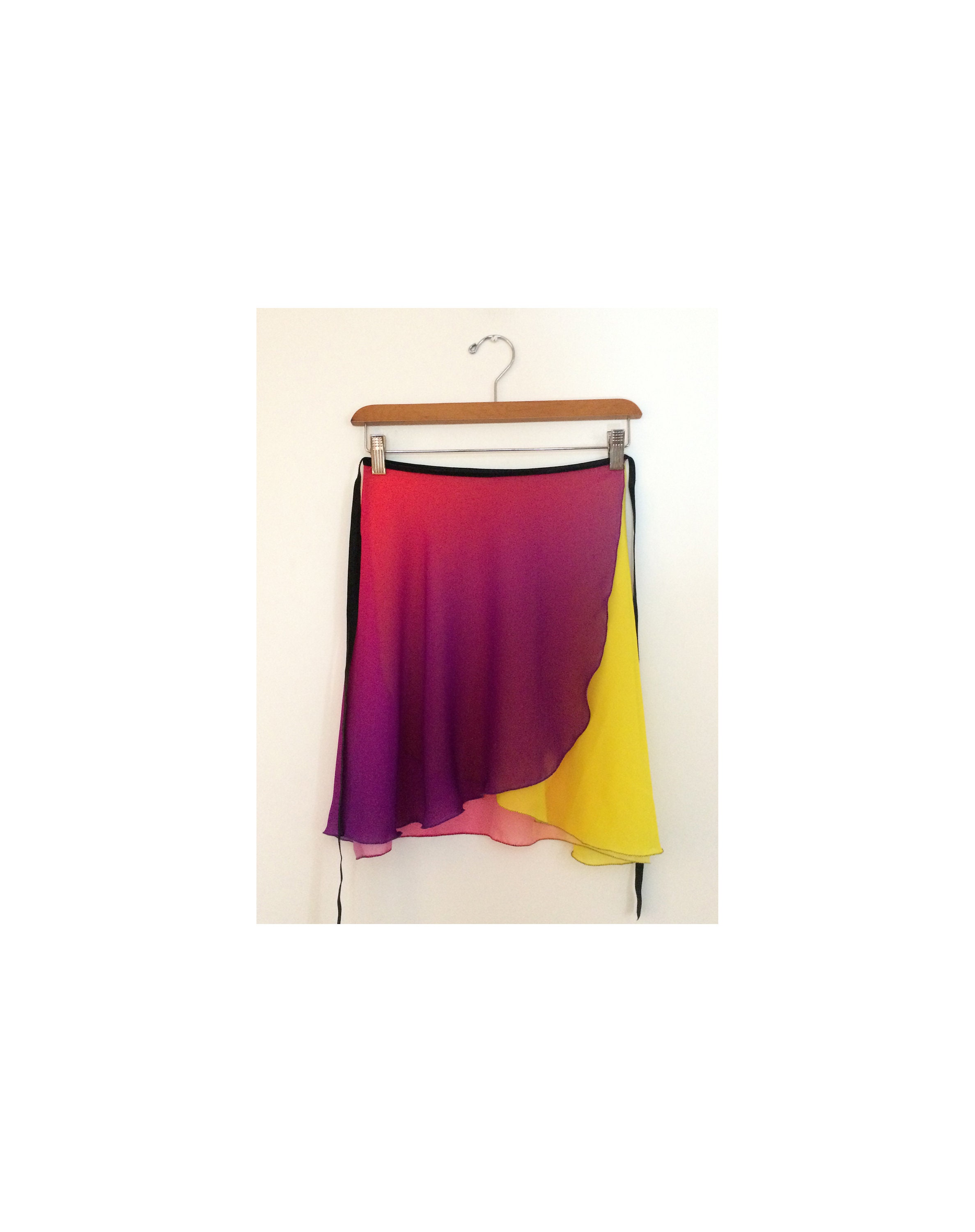Image of Gamzatti Ballet Wrap Skirt in Bold Colour Ombre Made-To-Order