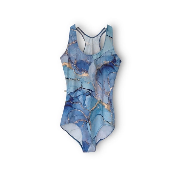 Custom Inked Halter Leotard Low Back - Lycra
