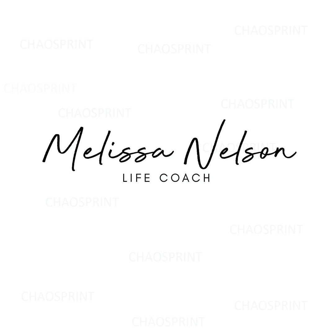 signature-logo-life-coach-logo-minimal-text-logo-consultant-logo