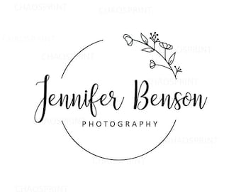 Floral Circle Logo Etsy Floral Circle Logo Etsy
