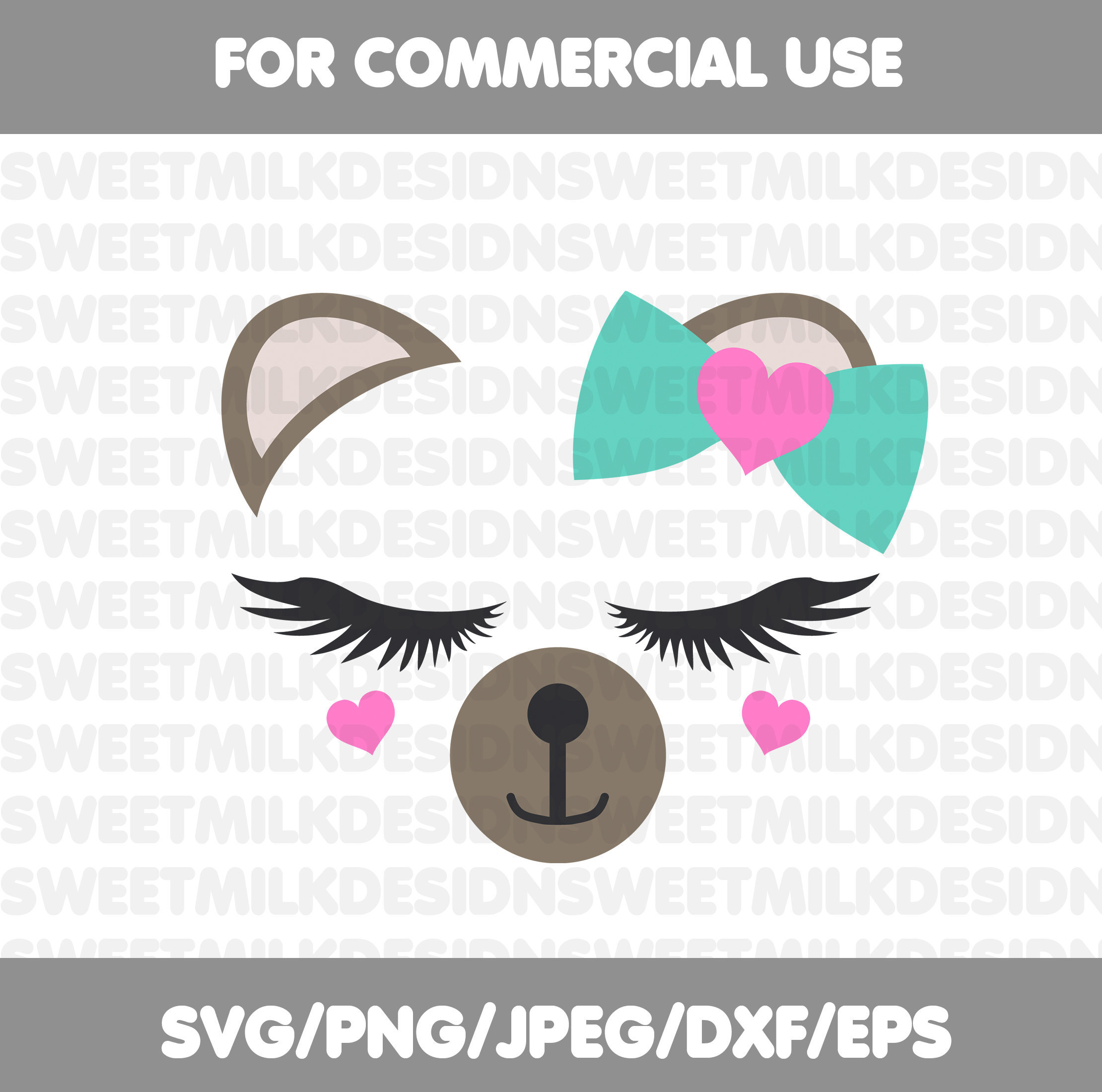 Download Bear Face Svg Animal Svg Bear Svg Bear Silhouette Baby Etsy