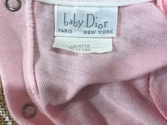 baby dior layette set