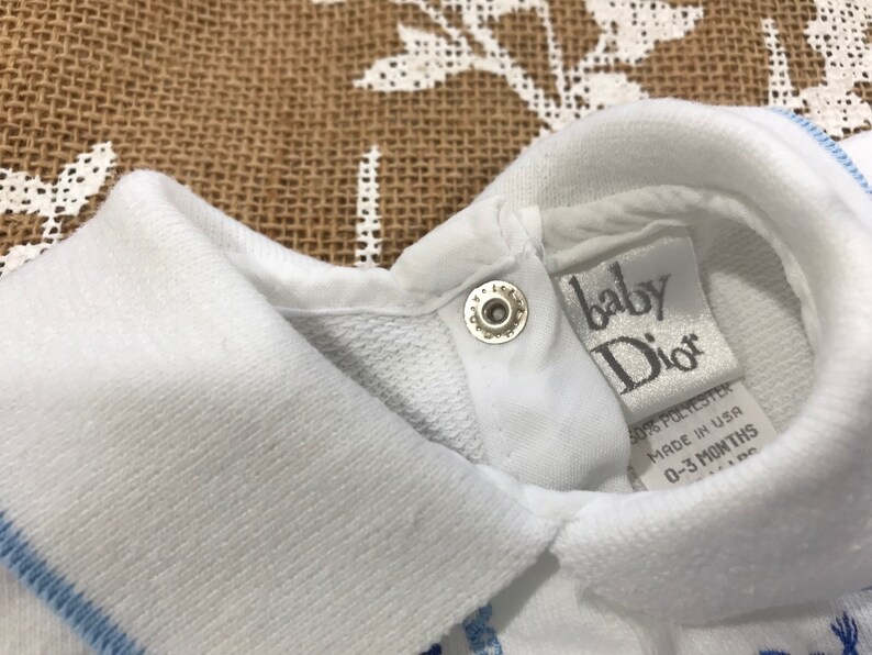 03m Baby Dior Vintage Baby Boys Romper Outfit newborn 3 Etsy