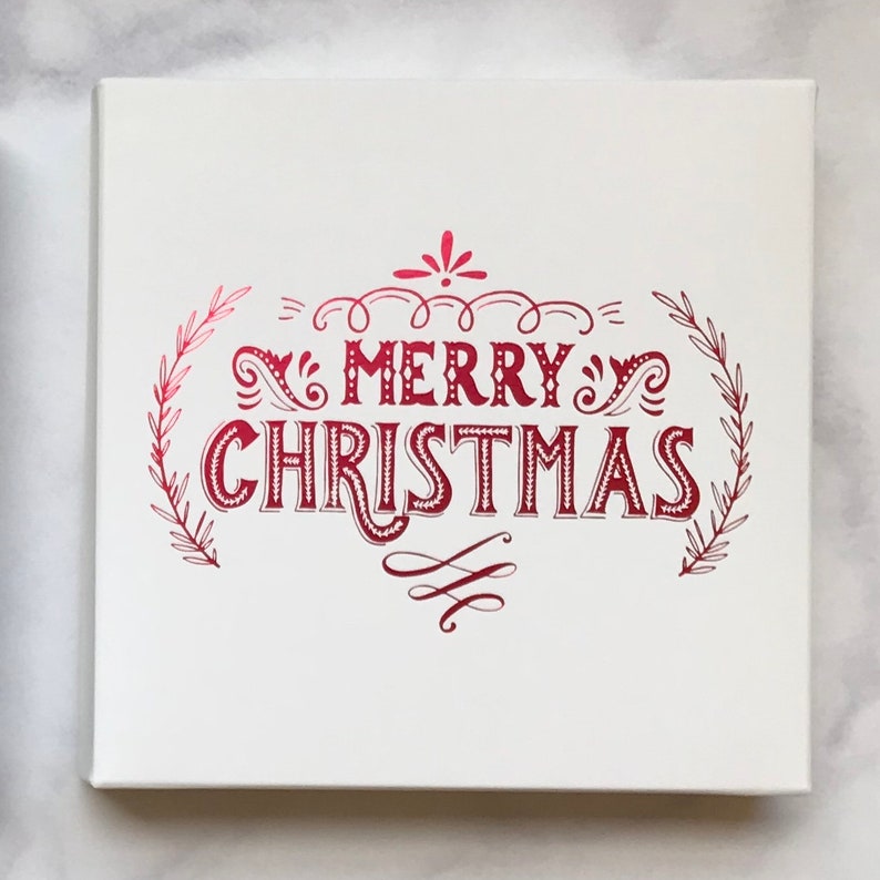Merry Christmas 9 pc Chocolate Truffles Artisan Toffee Sea Salt Caramels Merry Christmas Happy Holidays Season/'s Greetings