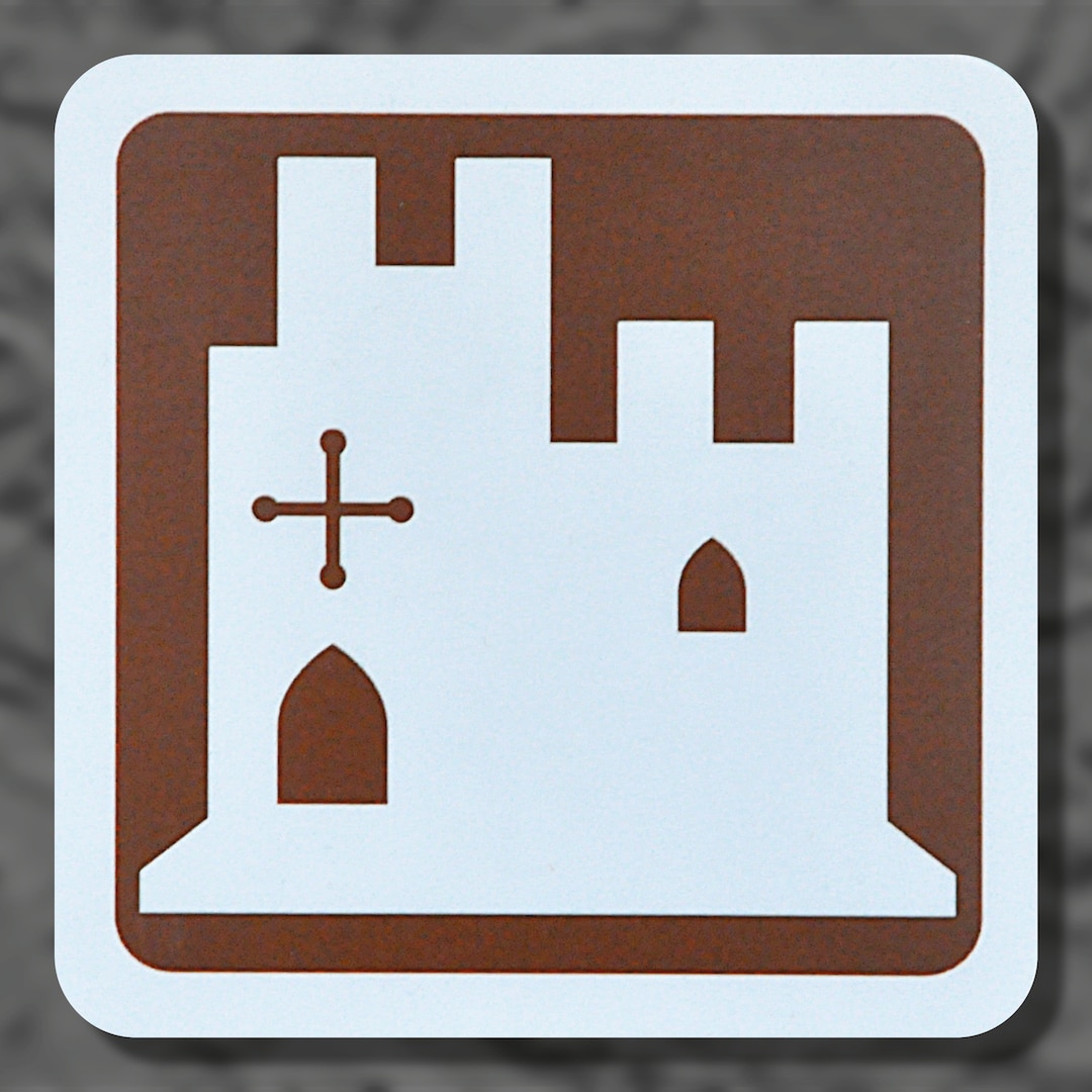 Road Sign Coaster – Castle - Etsy