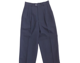 パンツ BEAMS PIN TUCK TROUSERS PURPLE Luxe Wide Leg Trouser | Purple High-Waisted Pants with