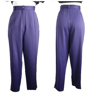 パンツ BEAMS PIN TUCK TROUSERS PURPLE