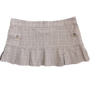 ANDMARY】Audrey check mini skirt
