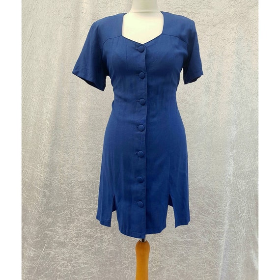 plain royal blue dress