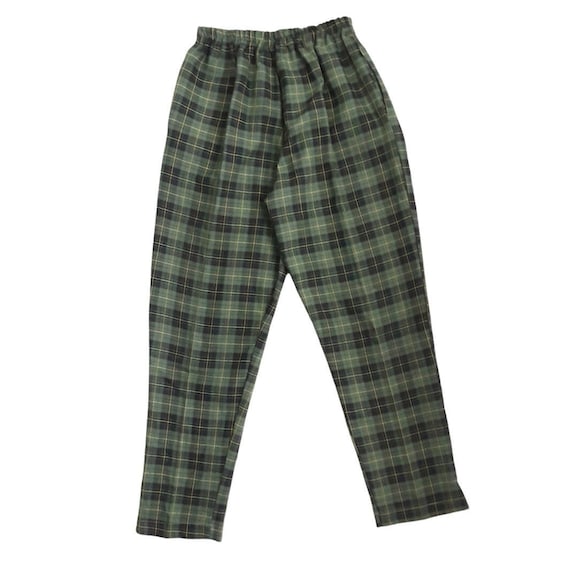 French Green Plaid Trousers Vintage Women's High Waisted Check Tartan Patterned Bottoms, Relaxed Fit Straight Leg Pants, 90s, XS/S - Etsy French Green Plaid Trousers Vintage Women's High Waisted Check Tartan Patterned Bottoms, Relaxed Fit Straight Leg Pants, 90s, XS/S - Etsy