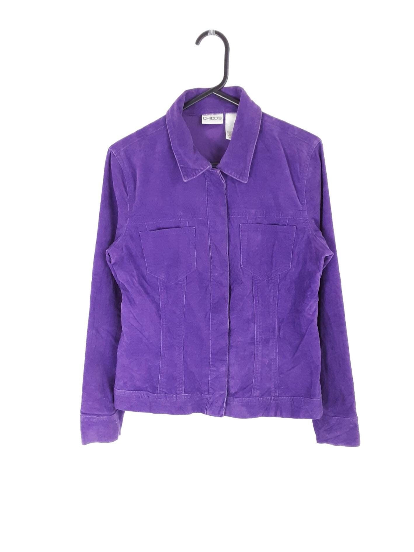 Hidden Button Jacket - Etsy