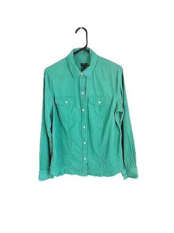 Groene corduroy blouse hotsell