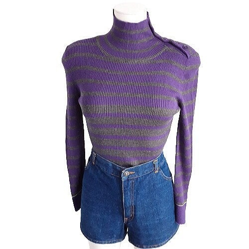 Bralette Top, Blue Purple Cotton Crop Top, Crochet Cotton Bra, Crochet Bra,  Knit Bralette, Triangle Bralette Top, Ribbed Knit Top, Bandeau 