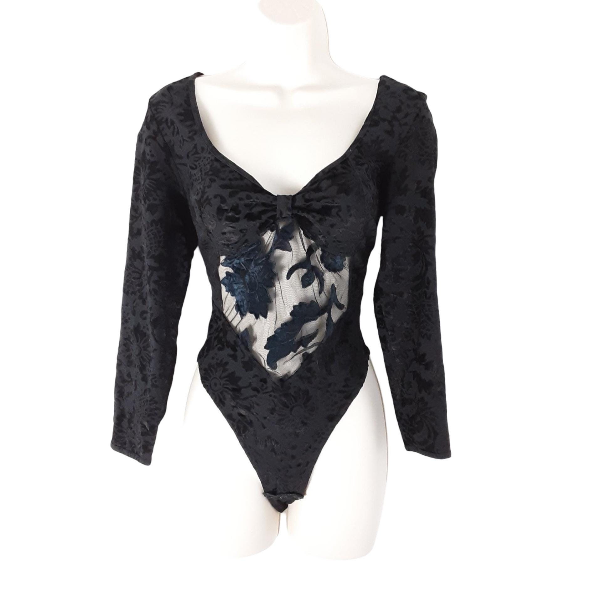 下着・アンダーウェア ESTHE / Sheer lace gathered bodysuit ESTHE / Sheer lace gathered bodysuit