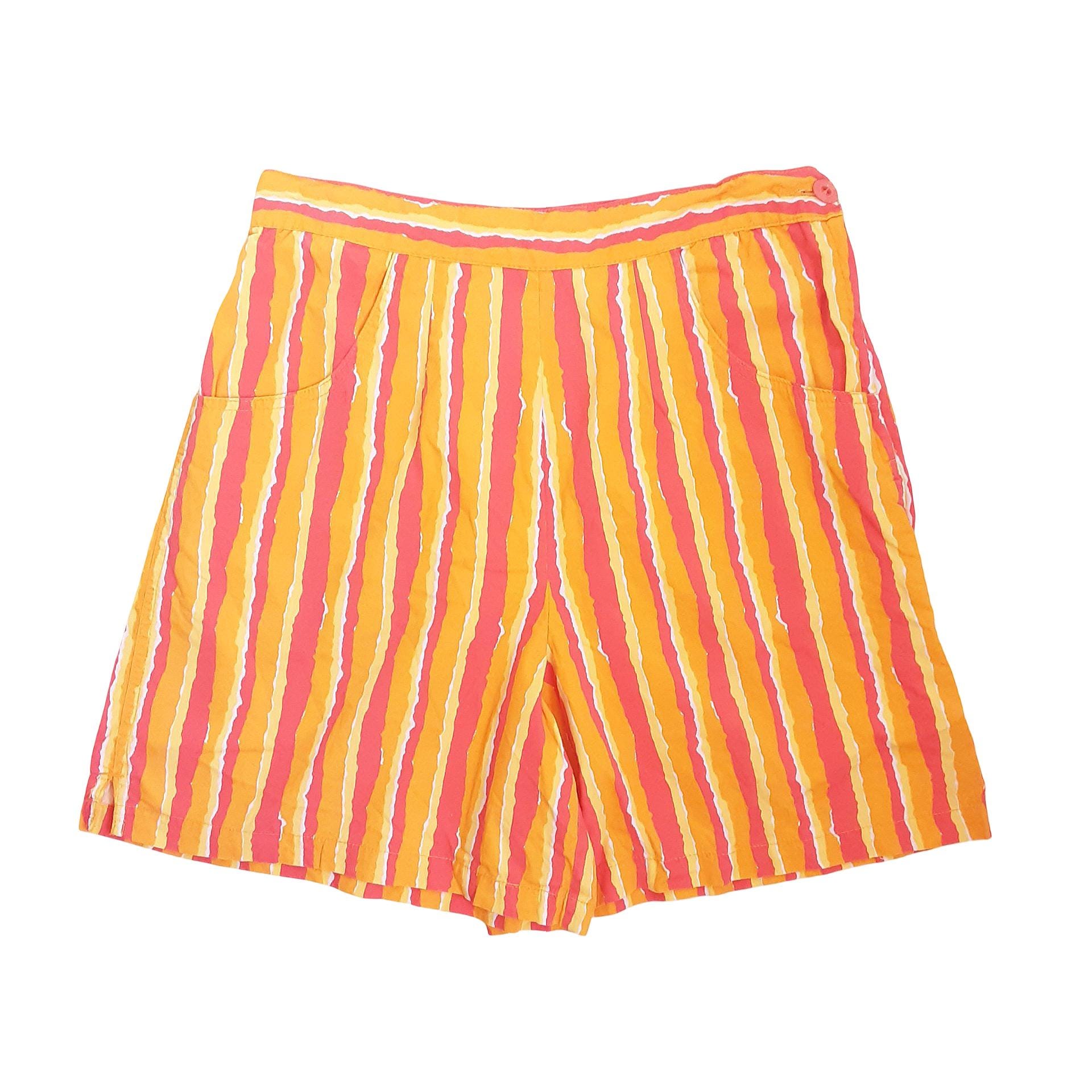 【Vintage】90s VOLUME SHORT STRIPE Pants Vintage] 90s Volume Short Stripe Pants - メルカリ