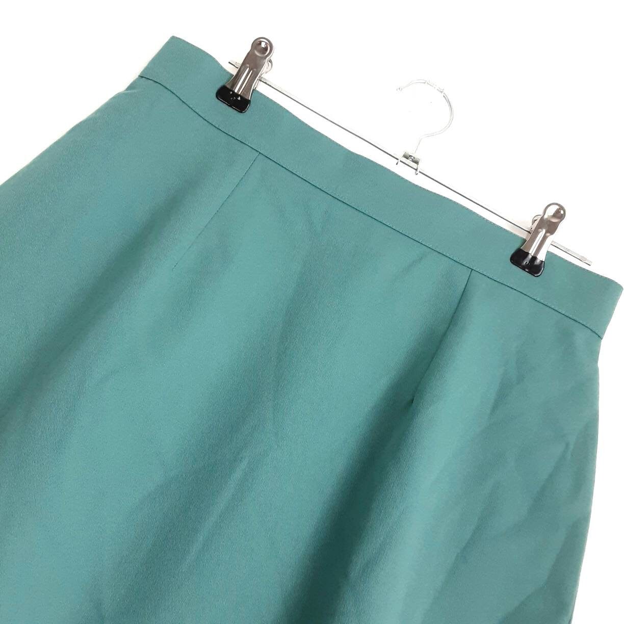 Mint green top pencil skirt short