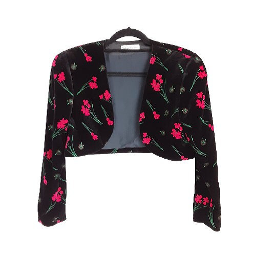 ジャケット Floral Cropped Bolero Jacket il_fullxfull.6112836860_t2bw.jpg