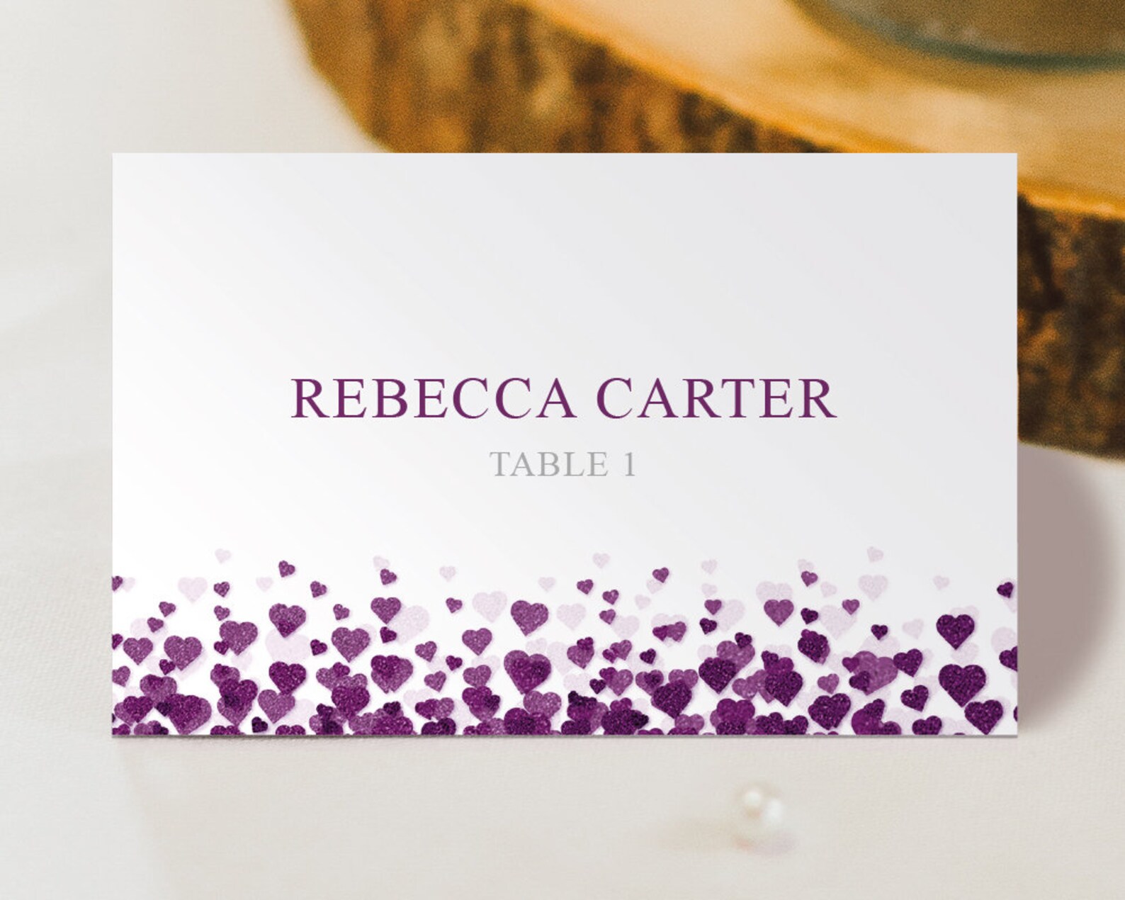 Wedding Place Cards Printable Editable PDF Template INSTANT - Etsy UK
