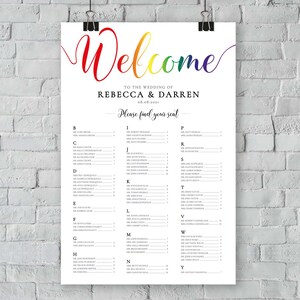 Sjabloon Pride Wedding-zittafel