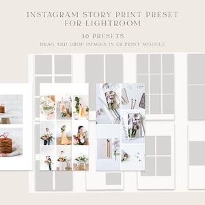 Instagram Story Print Preset for LR | Instagram Stories | Instagram Templates | Print Preset | Lightroom