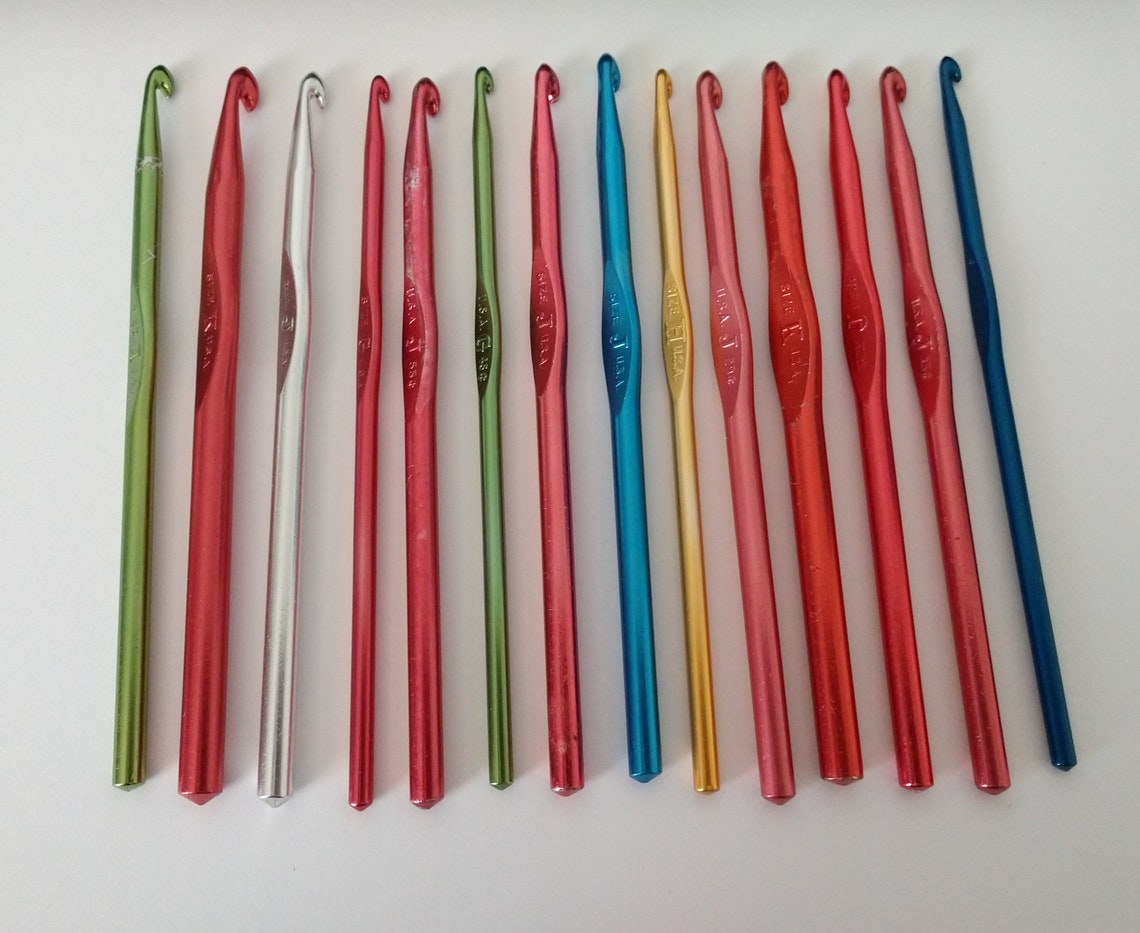 Boye Aluminum Crochet Hooks Etsy