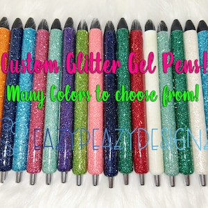 Custom Glitter Pens