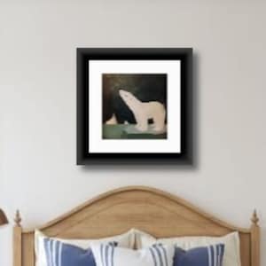 Constellation Polar Bear, Fine Art Print, Animal Wall Art, Stars, Home Decor, Whimsical Art, Retro/Vintage, Gift for Her, Wall Art