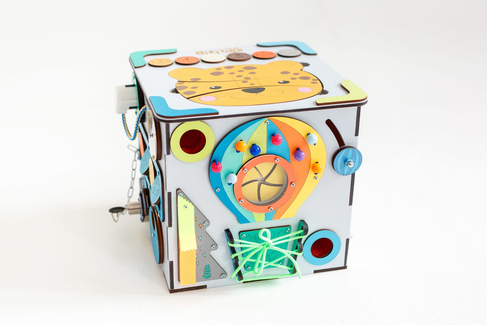 Busy Toy Wooden Box Cube for Toddler. Smart Educational Etsy