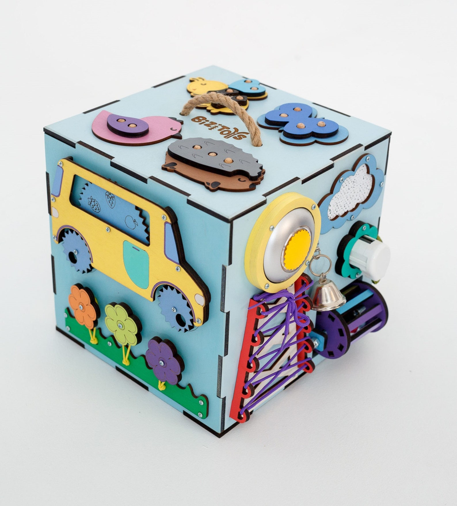 Busy Toy Wooden Box Cube for Toddler. Smart Educational Etsy