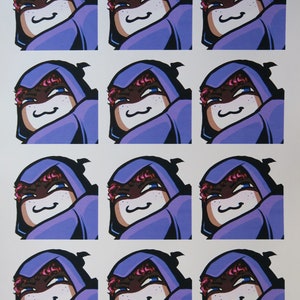 Autocollants Escrocs Méfait, Autocollants Twitch, Autocollants Streamer, Autocollants Emote