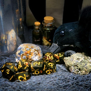 Blacksmith Dice, Custom DnD Dice, Handmade Dice, Custom Dice Set, Dungeons and Dragons Dice, Resin Dice