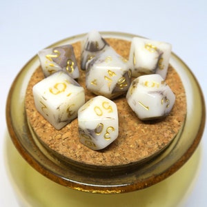 Gates of Heaven Dice, Custom DnD Dice, Handmade Dice, Custom Dice Set, Dungeons and Dragons Dice, Resin Dice