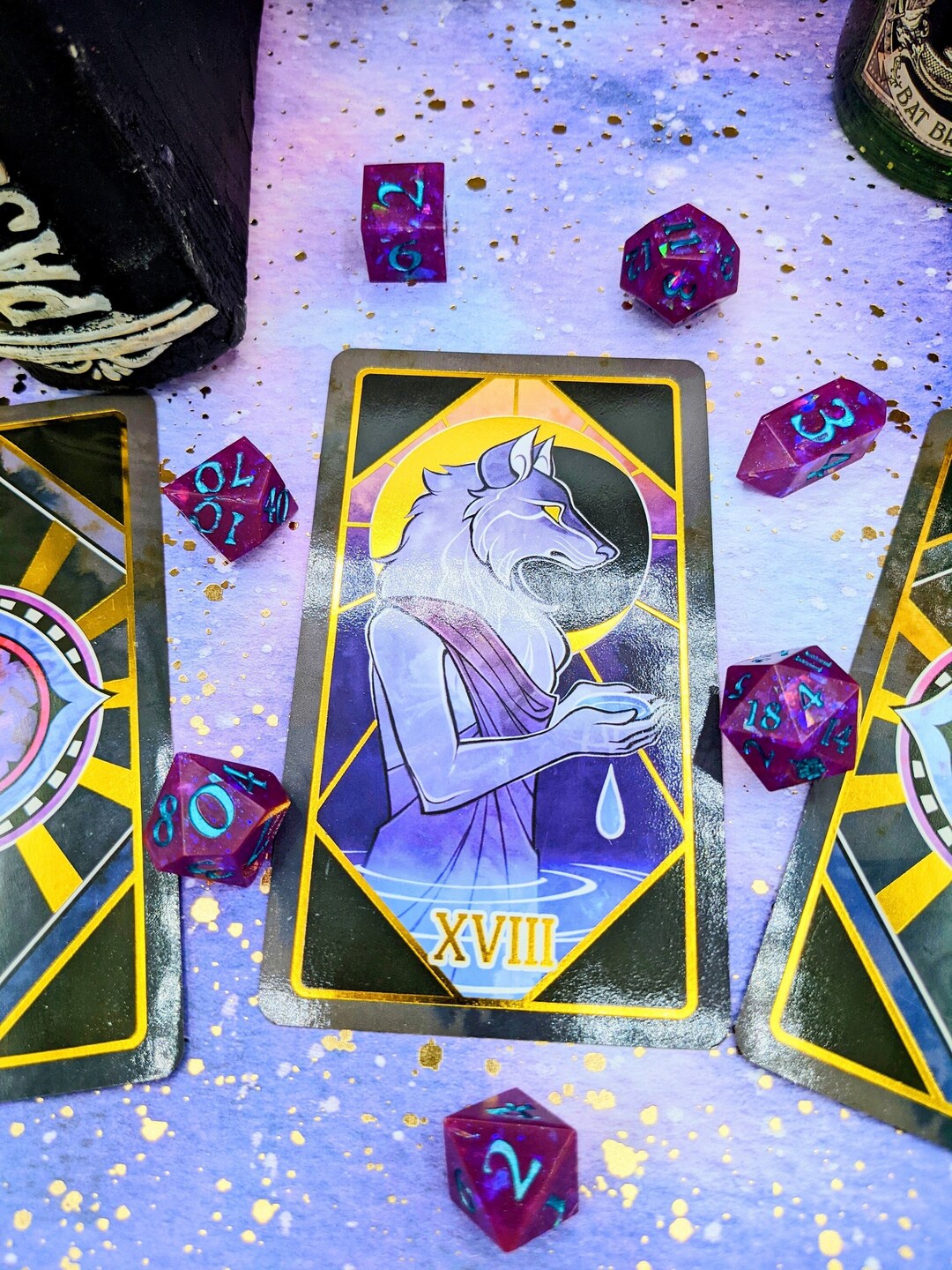 Arcane Magic Dice, Custom Dnd Dice, Handmade Dice, Custom Dice Set