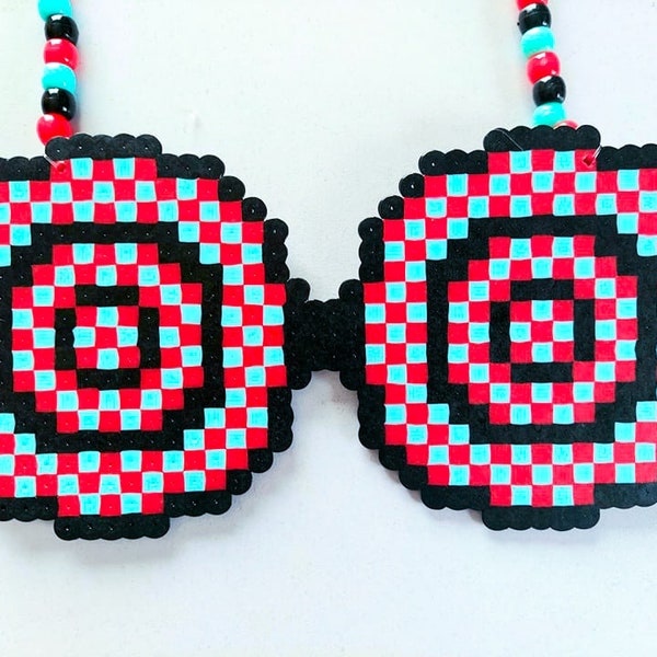 Lunettes Trippy personnalisées Kandi Collier