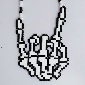 Custom Rock'n'Roll Kandi Necklace