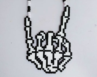 Custom Rock'n'Roll Kandi Necklace